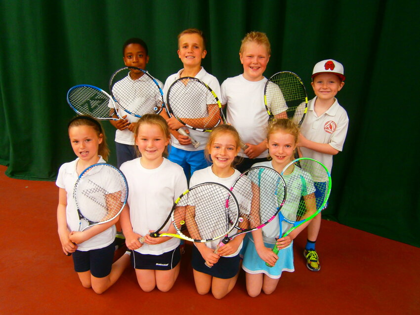 Image of Year 4 compete at the Windsor Schools Tennis Competition