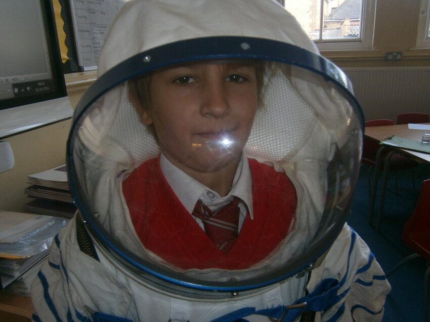 Image of A spacesuit comes to Trinity