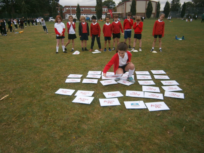 Image of Year 4 children attend Active Me event